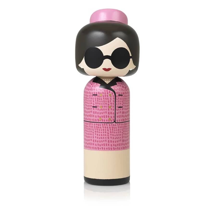 Lucie Kaas Wooden Jackie Kennedy Figurine