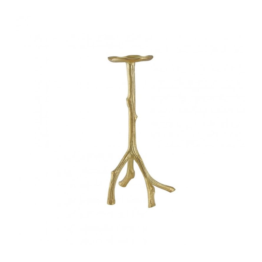 Sia Home Golden Metal Candlestick