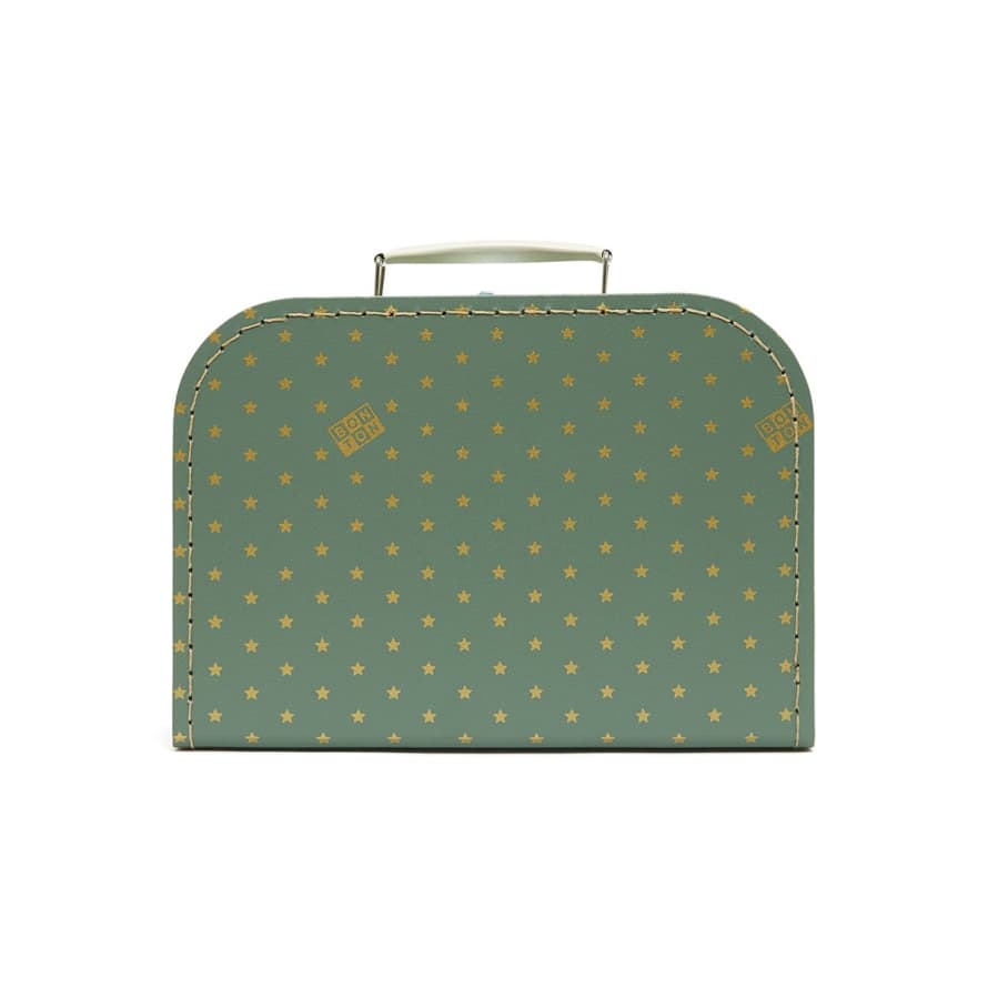 Bonton Medium Green Carton Suitcase Bag