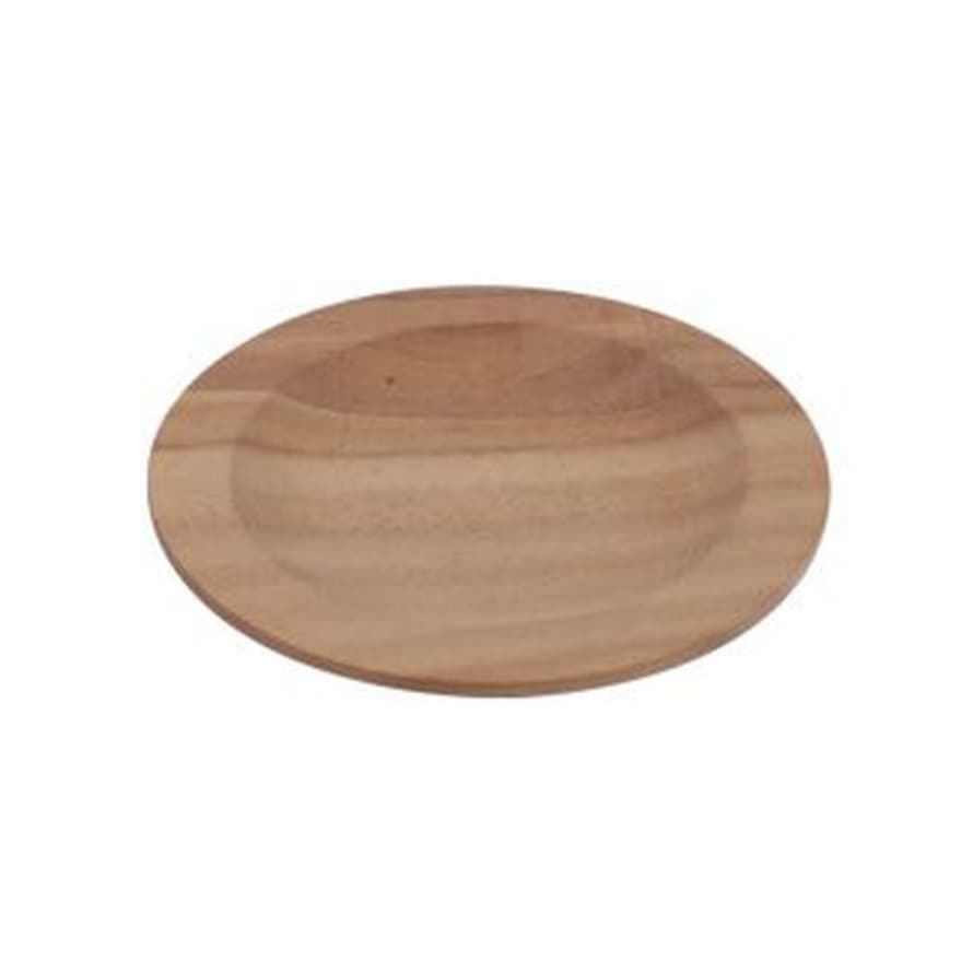 Chabatree Small Teak Wood Bowbow Plate
