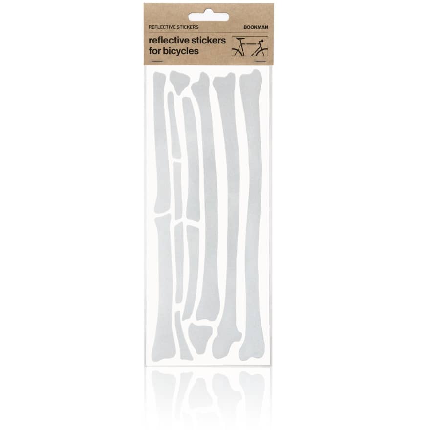 Bookman  Scotchlite Reflective Bone Stickers