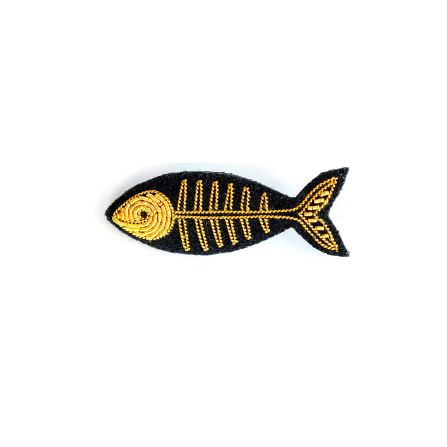 Macon & Lesquoy Fishbone Brooch