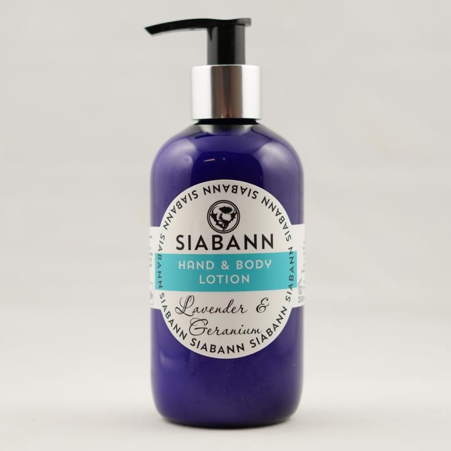 Siabann Lavender and Geranium Organic Liquid Hand and Body Lotion