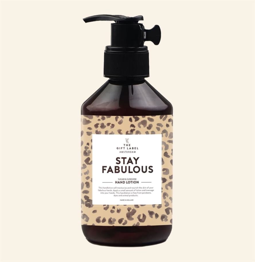 The Gift Label 250ml Stay Fabulous Hand Lotion