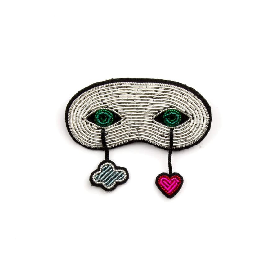 Macon & Lesquoy Mask Brooch