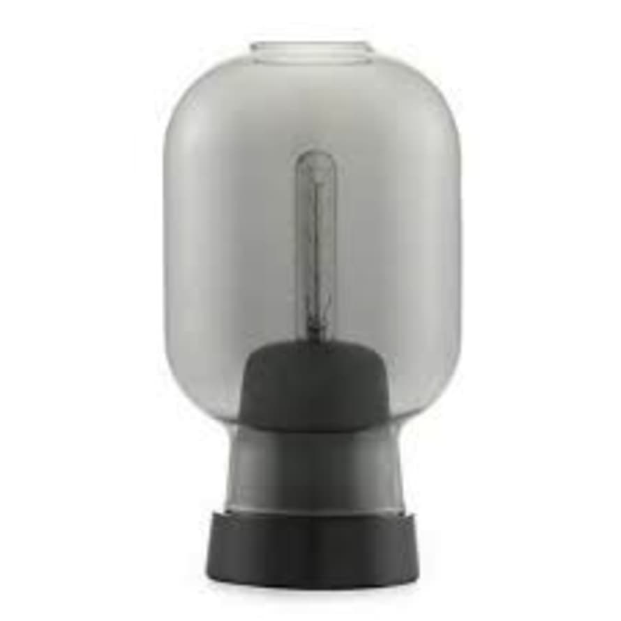 Normann Copenhagen Smoke Black EU Amp Table Lamp