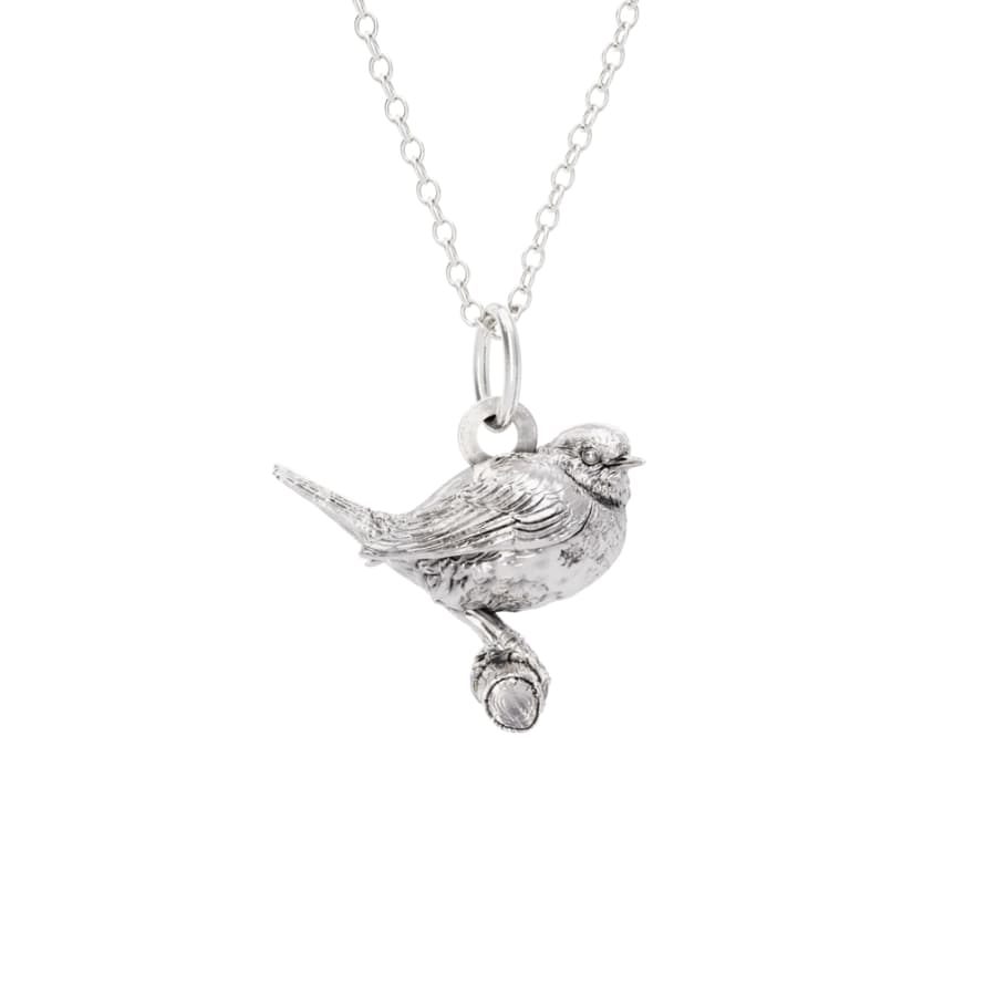 LICENSED TO CHARM Seaons Robin Necklace Sterling Silver