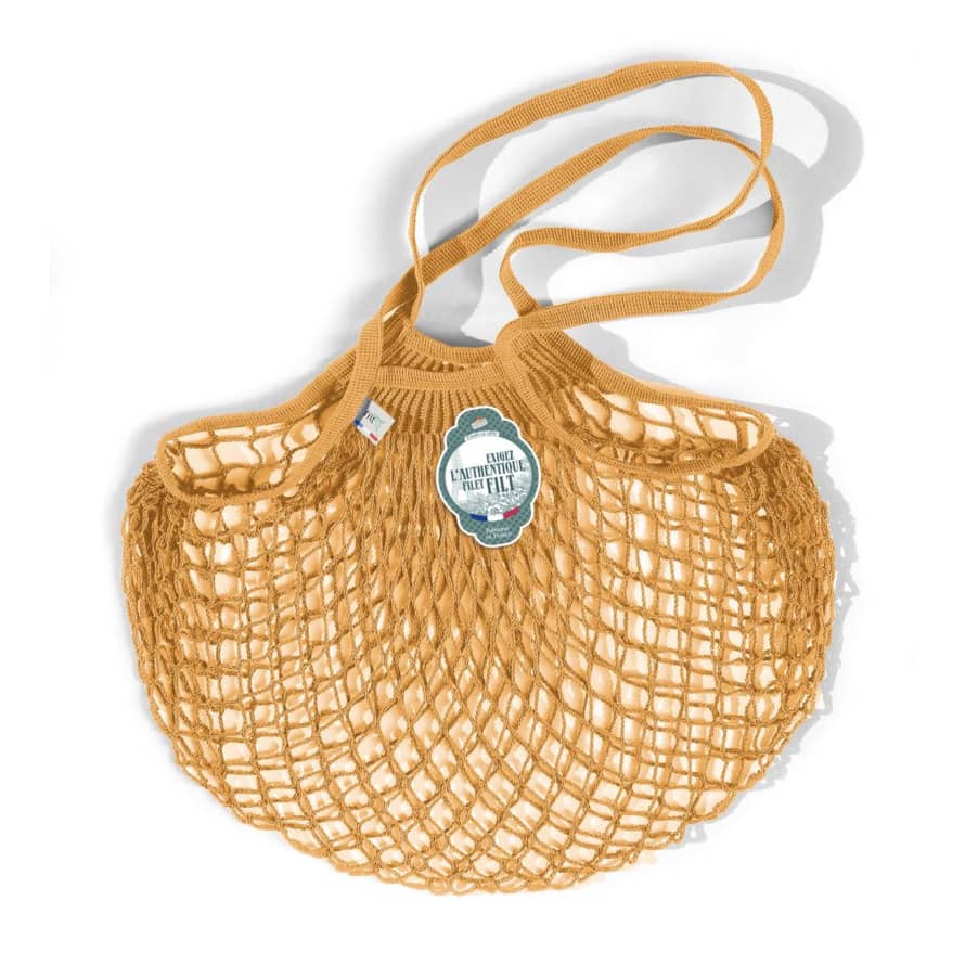 Filt Medium Yellow Gold Cotton Net Bag