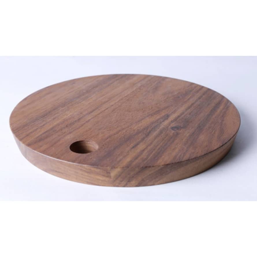 Chabatree Acacia Wooden Limpid Round Cutting Board