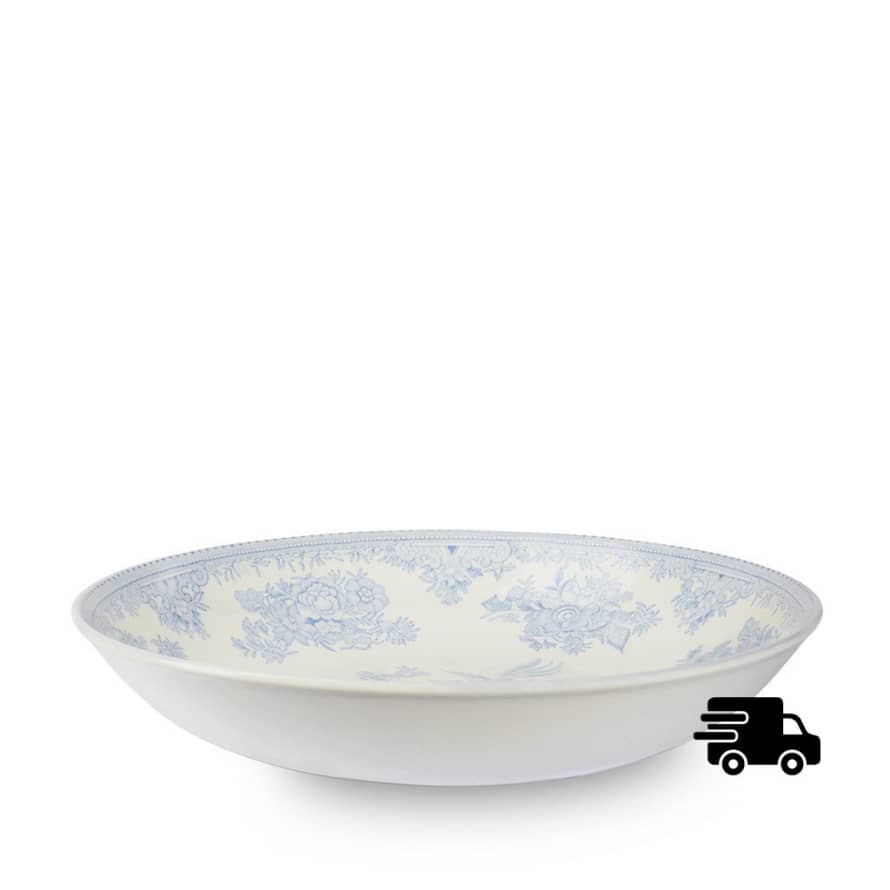 Burleigh 23cm Blue Asiatic Pheasants Pasta Bowl