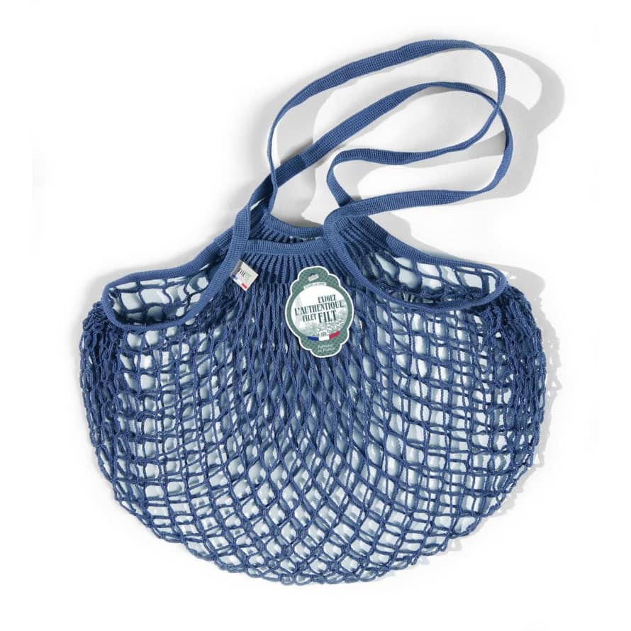 Filt Medium Blue Jeans Net Bag