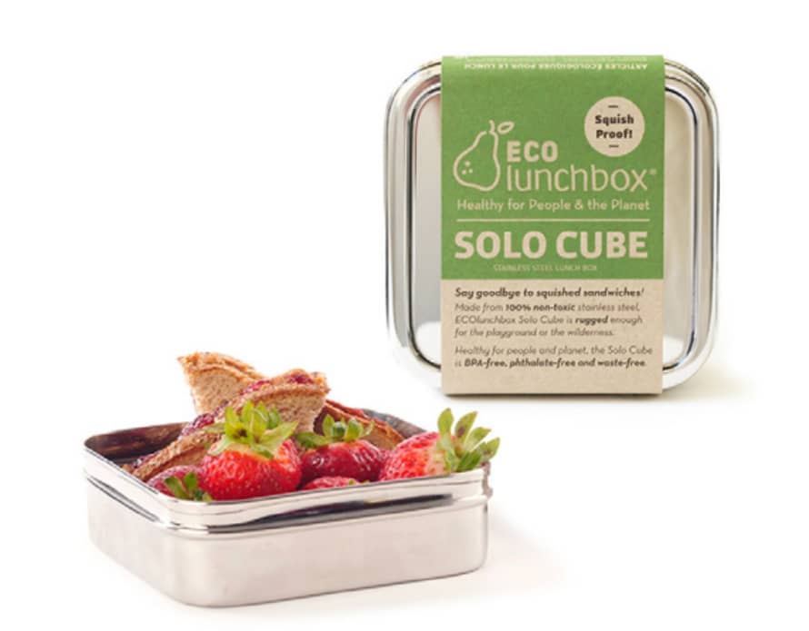 Ecolunchbox Stainless Steel Solo Cube Bread Box