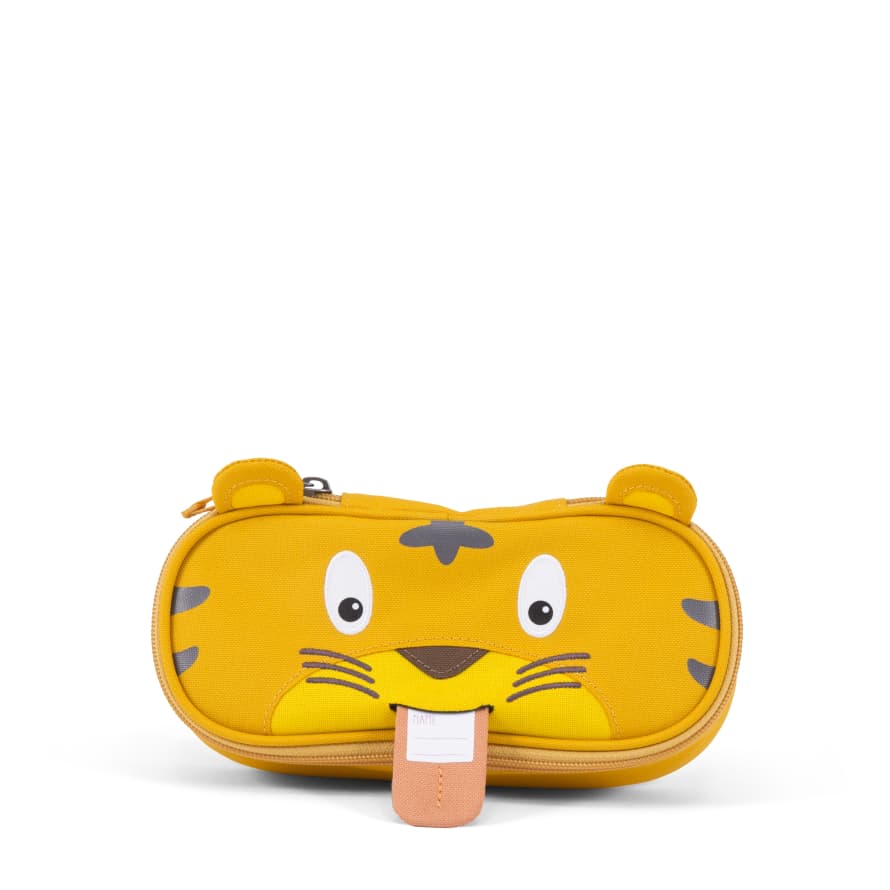 Affenzahn Yellow and Brown PET Timmy Tiger Pencil Case for Children