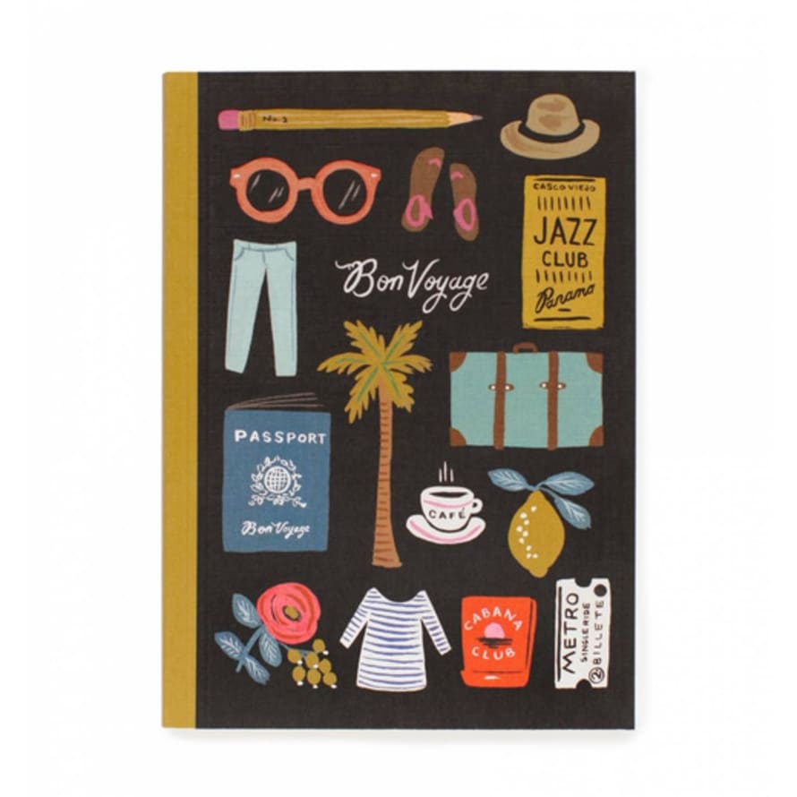 Rifle Paper Co. 208 Pages Travel Essentials Lined Notebook