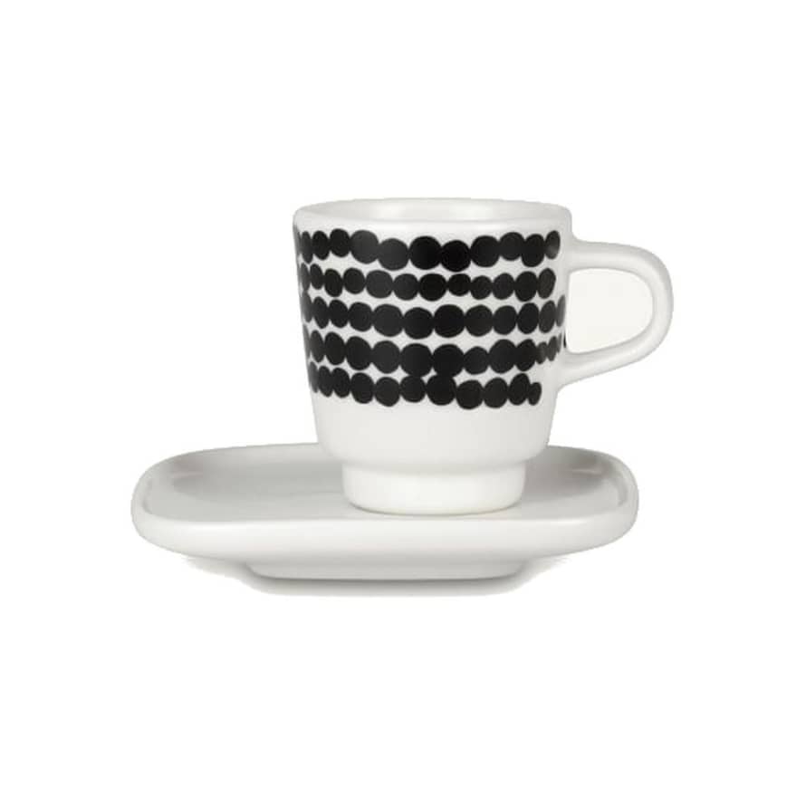 Marimekko Black Dots Oiva Espresso Cup Set