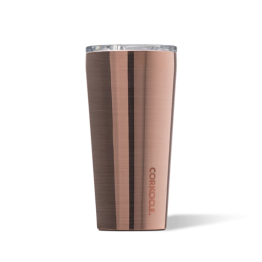 Corkcicle Metallic Copper Coffee To Go Tumbler Thermos Mug