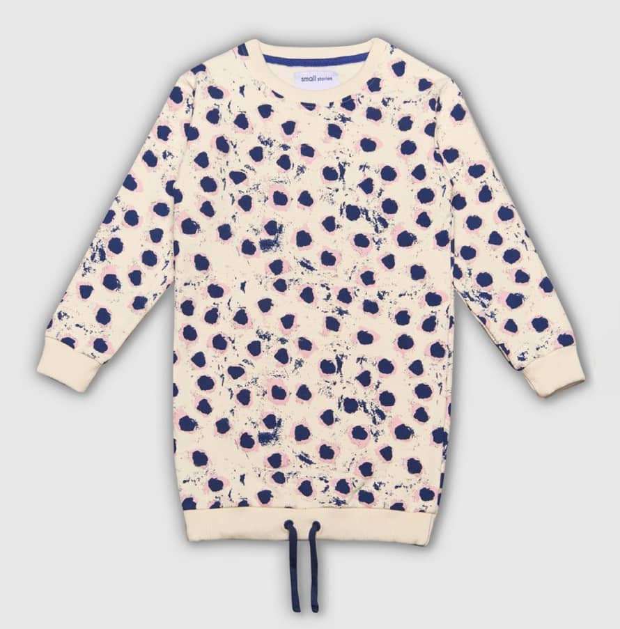 Small Stories Painted Dot Jumper Dress 