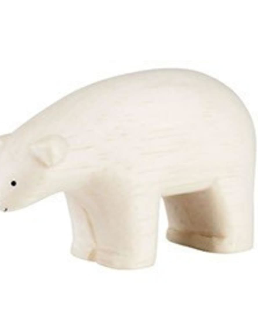 T-lab Wooden Polar Bear Toy