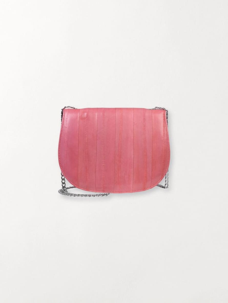 Becksondergaard Peach Pink Exotic Leather Linda Bag