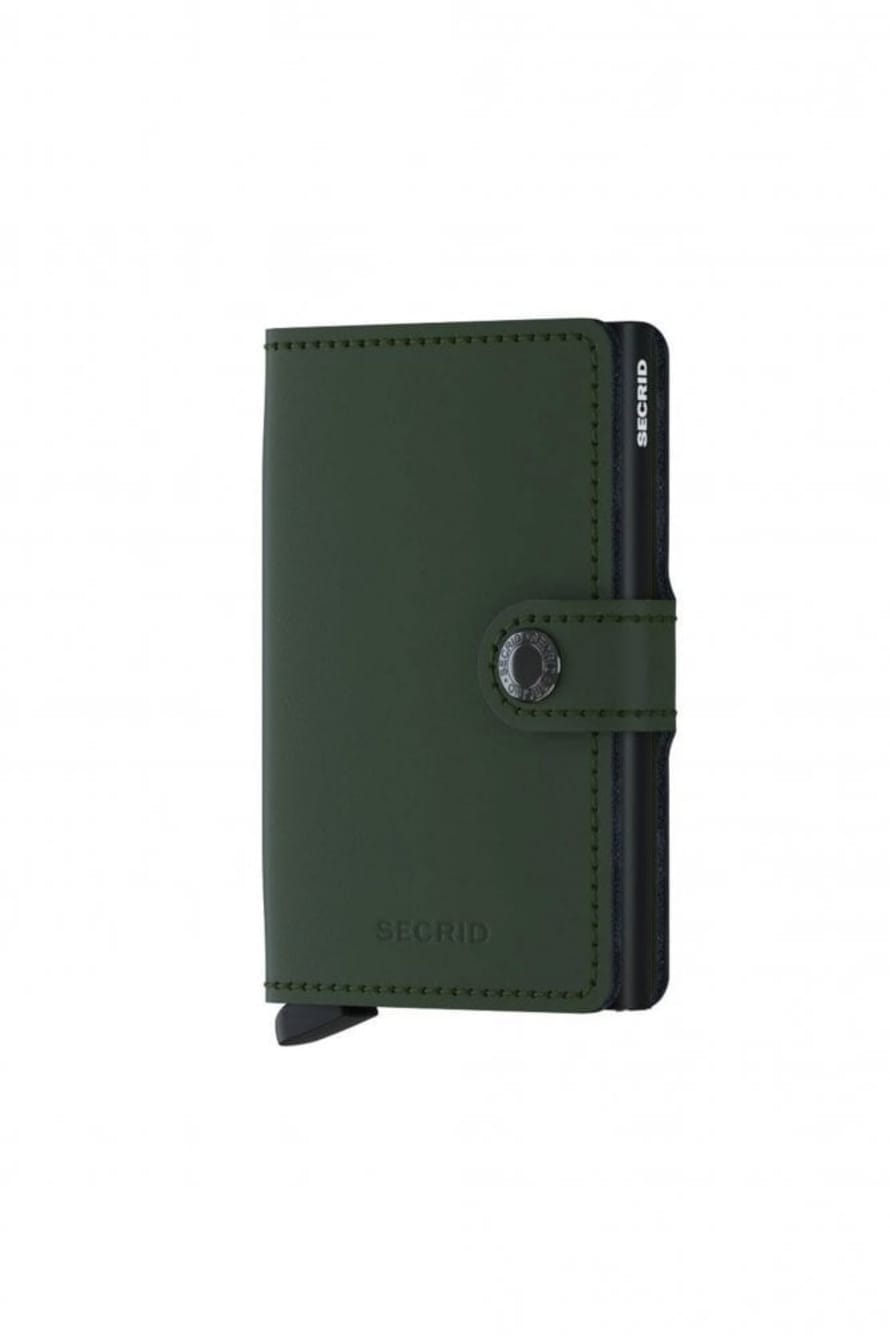 Secrid Mini Wallet Matte Green Black