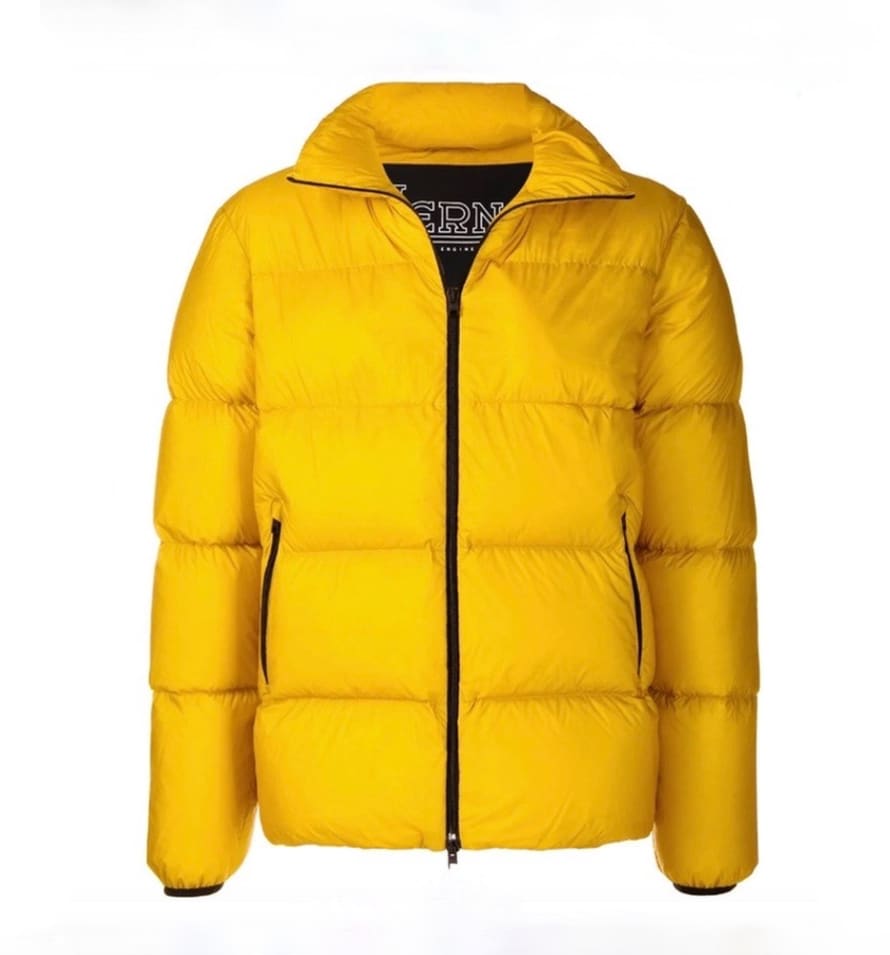 Herno Yellow Bomber Jacket In 7 Den