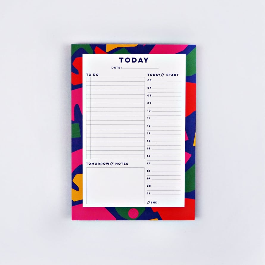 The Completist CUT OUT SHAPES DAILY PLANNER PAD