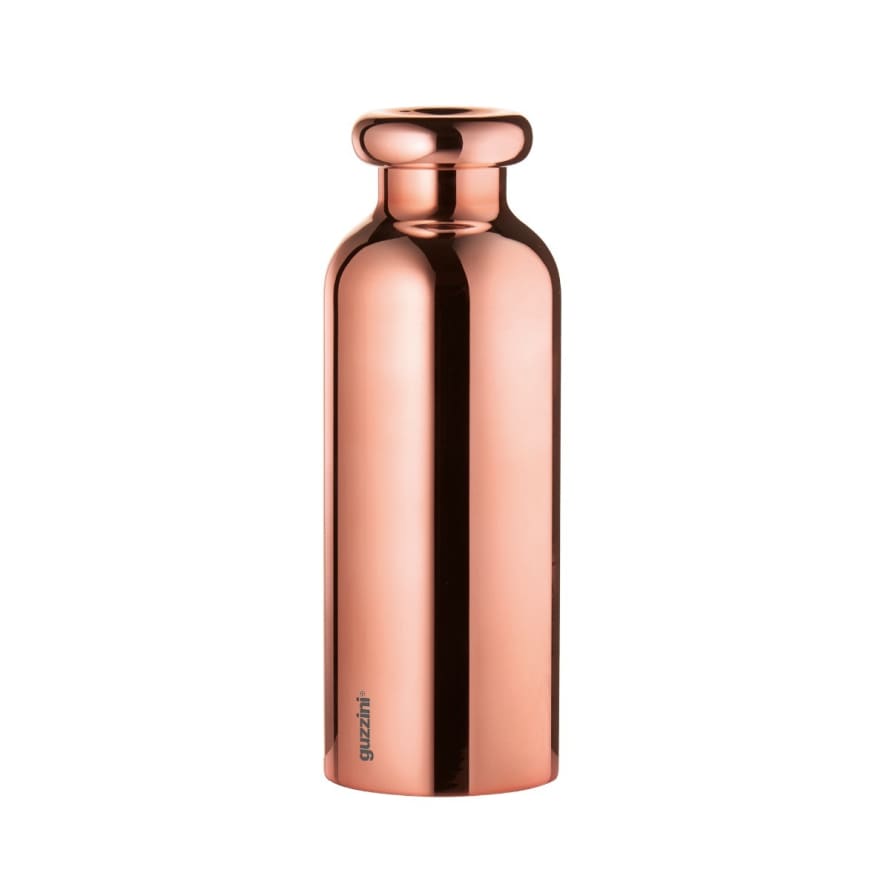 Guzzini 500ml Polished Copper Finish On The Go Energy Thermal Bottle