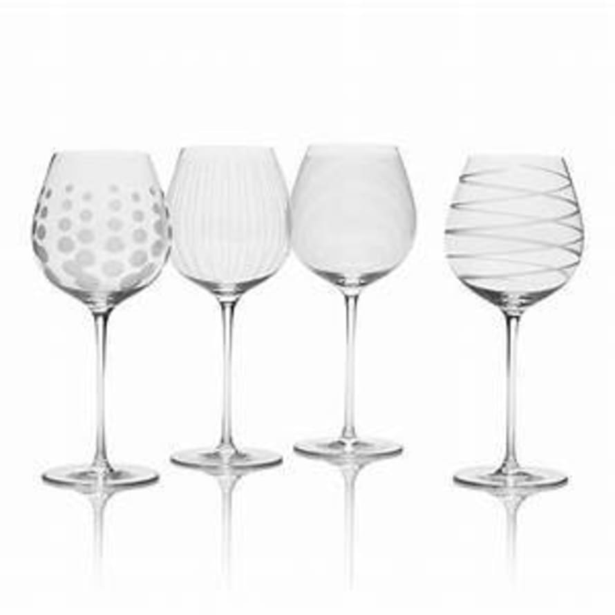 Persora Mikasa Cheers Set Of 4 White Wine Glasses