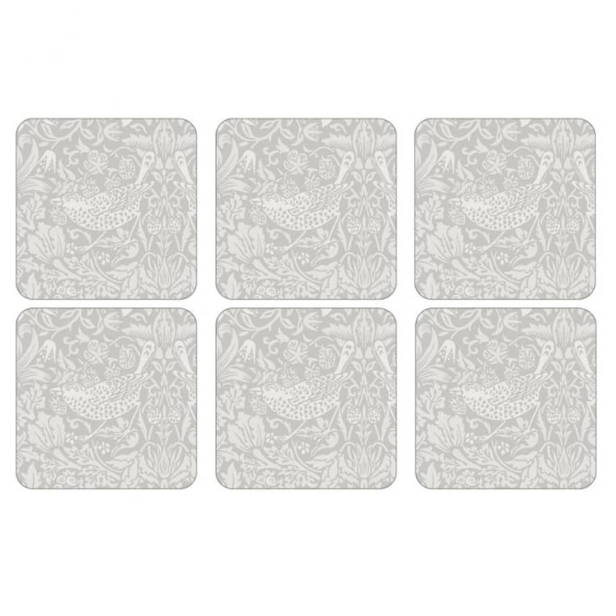 Pimpernel Set of 6 Pure Morris Strawberry Thief Coasters