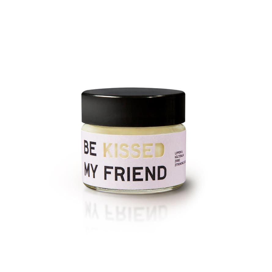 Be Soap My Friend Be Kissed My Friend Swiss Stone Pine Lemon Lip Balm