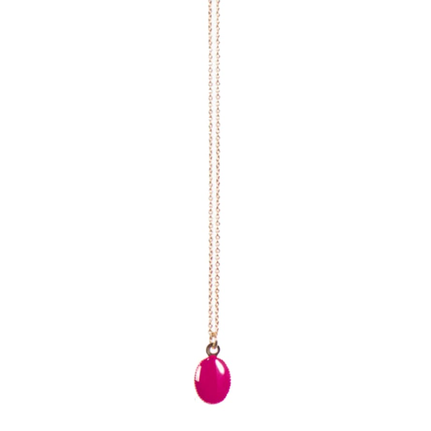 Tassia Canellis PURPLE LOVEBIRDS NECKLACE