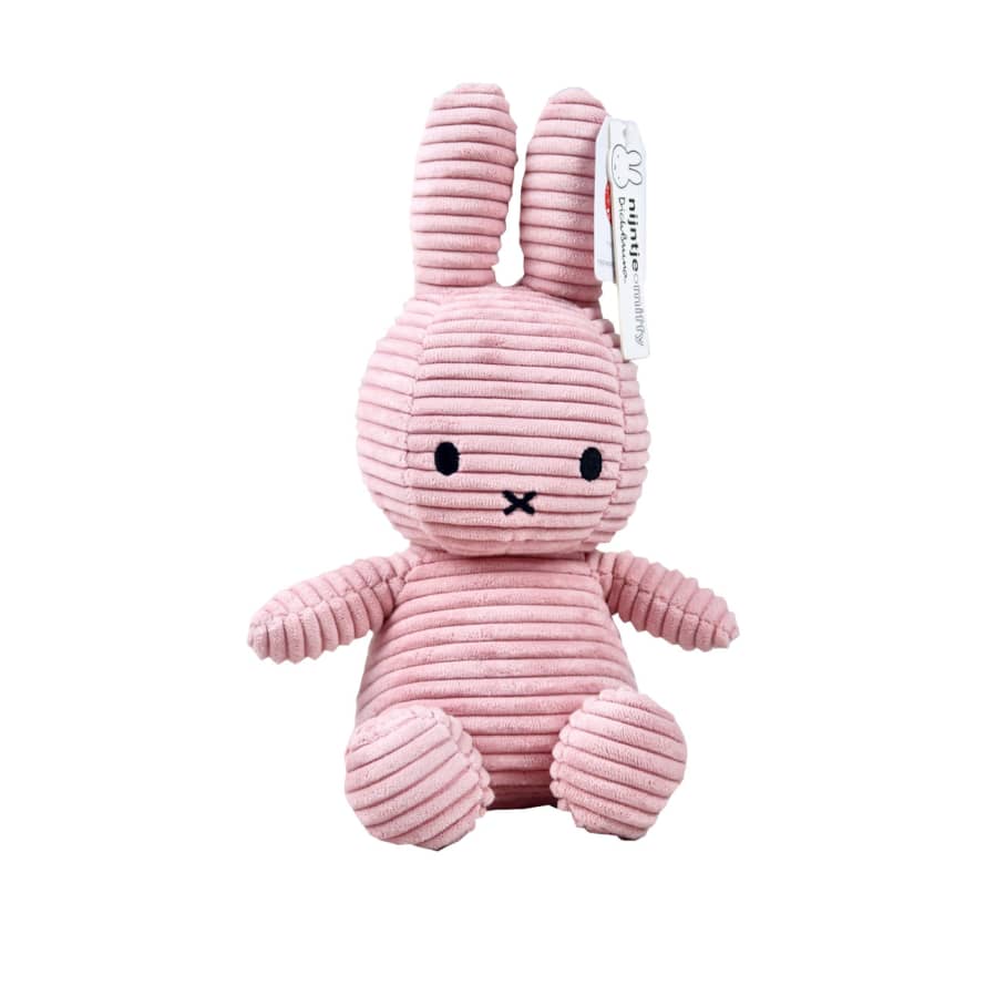 Miffy Medium Soft Pink Corduroy Miffy Toy