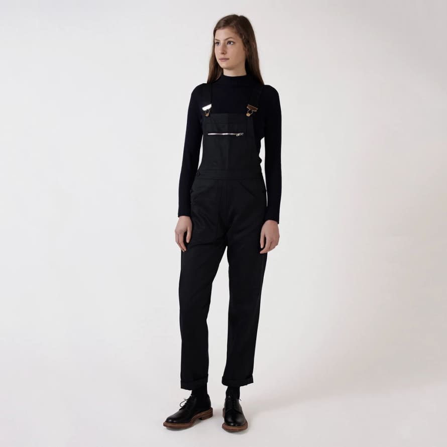 Kate Sheridan Black Dungarees