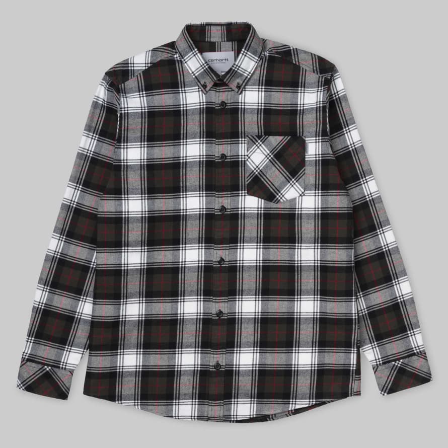 Carhartt Bostick LS Shirt - Bostick Check / Cypress