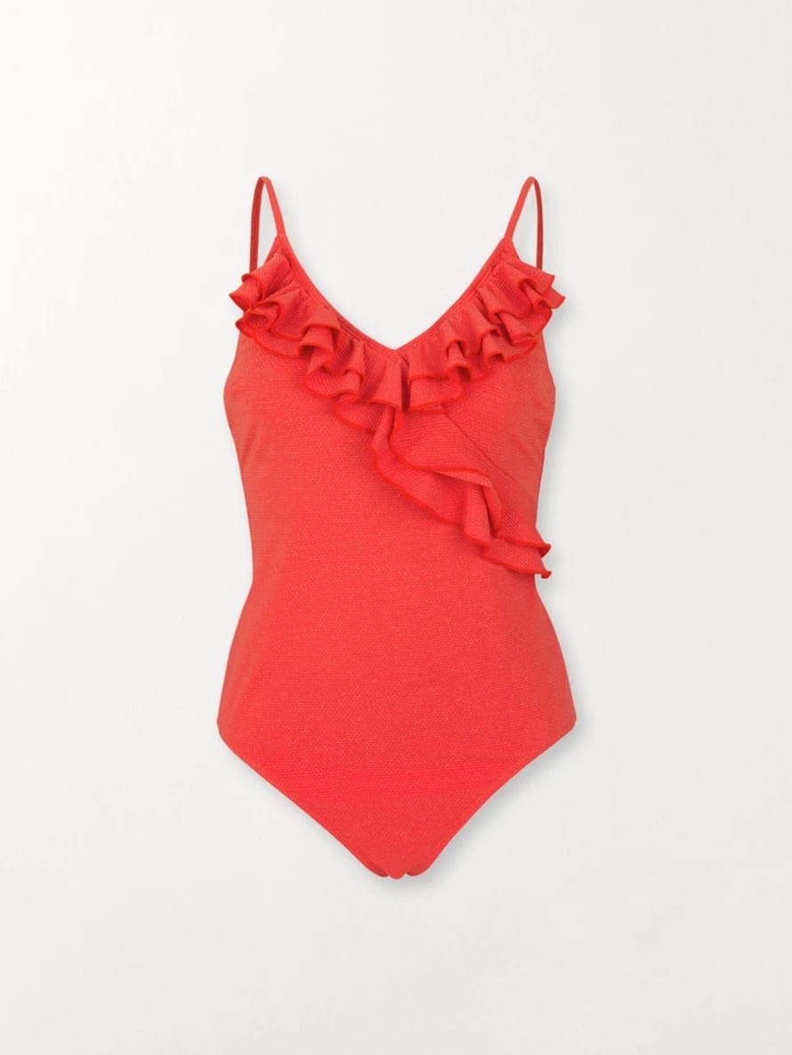 Becksondergaard Red Bela Swimsuit