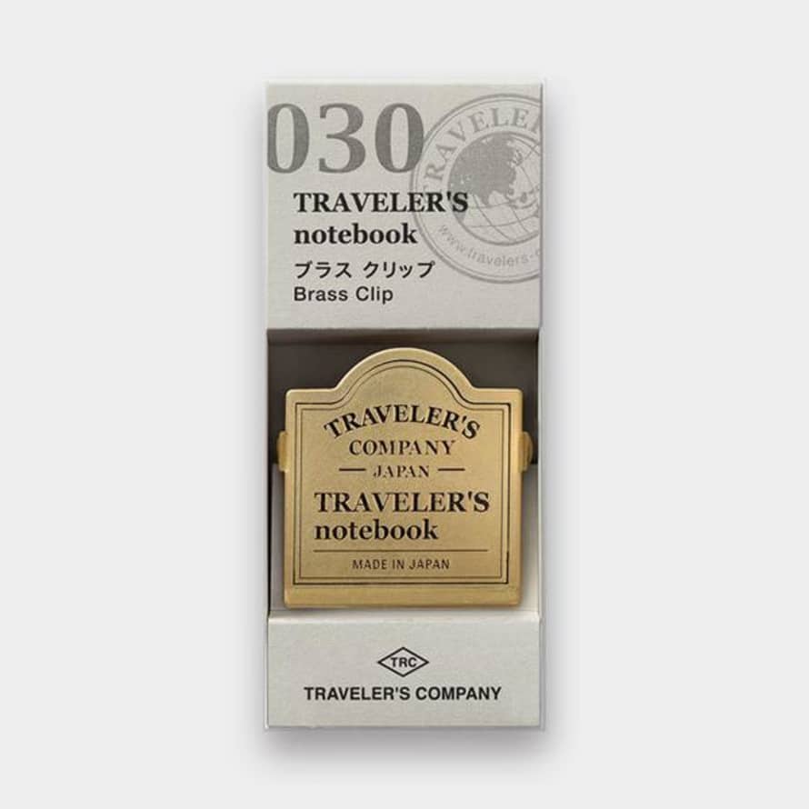 Traveler's Company Traveler's Notebook Refill 030 Brass Clip Trc Logo