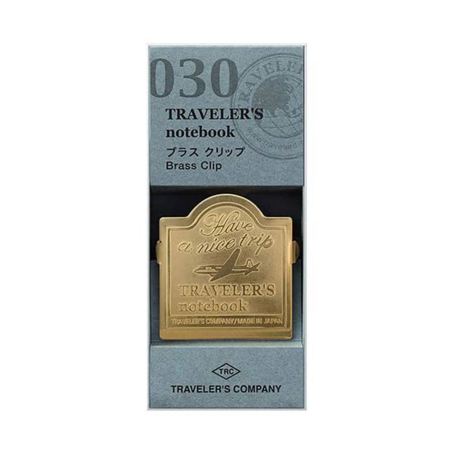 Traveler's Company Traveler's Notebook Refill 030 Brass Clip Airplane