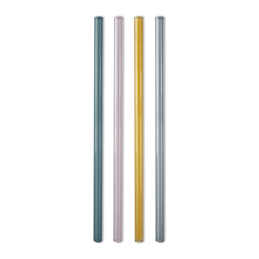 Coloured Glass Drinking Straws