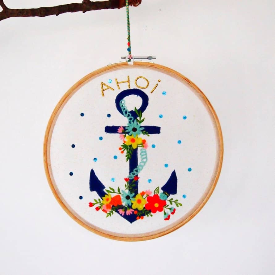 Noi Colorful wall mural Anchor, 31,5cm