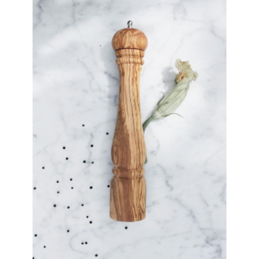 Made by Mama 31cm Small Olive Wood Pepper Mill