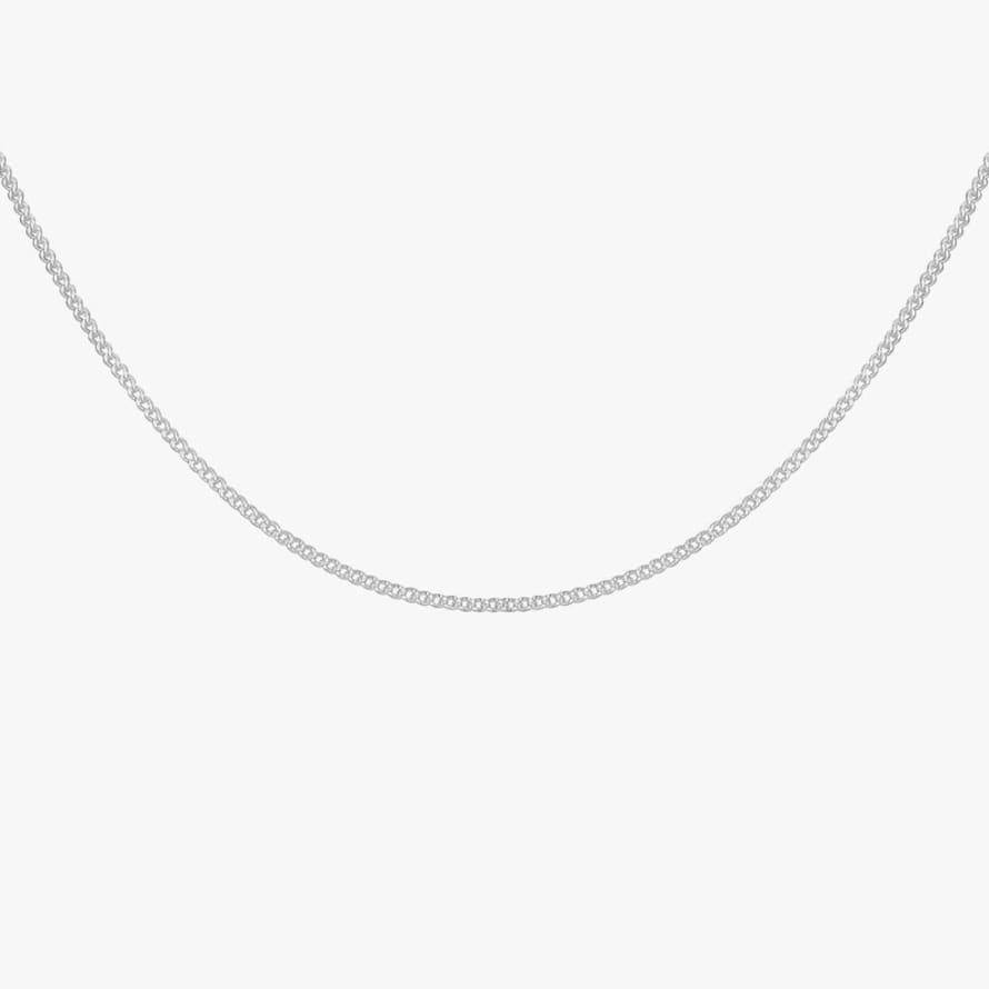 Wildthings Collectables Curb Chain Necklace Silver - 45 cm