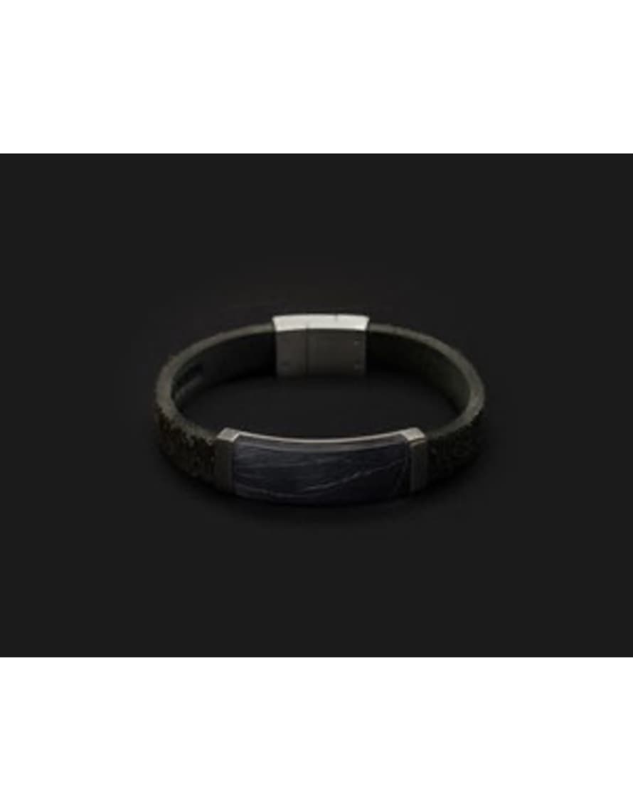 Gemini Medium Black ML3 Protective Stone Bracelet