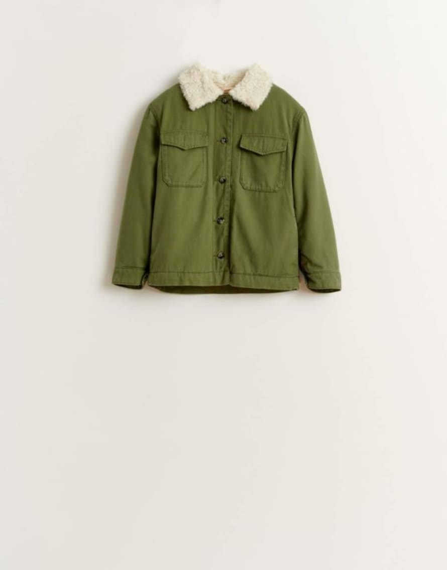 Bellerose Khaki Green Poppies Jacket