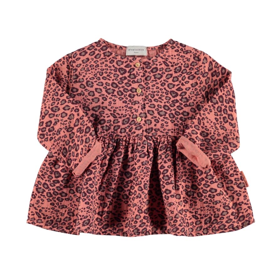 Piupiuchick Coral Animal Print Shirt