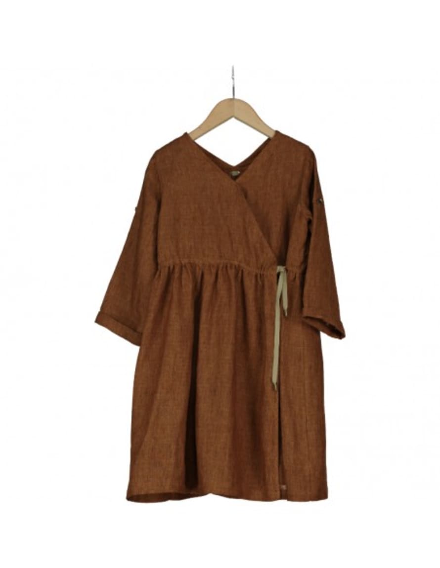 Belle Chiara Brown Ocher 2 Positions Stravinski Dress