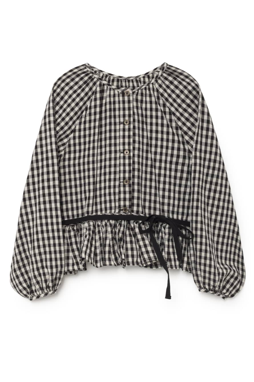 little creative factory Checked Blouse