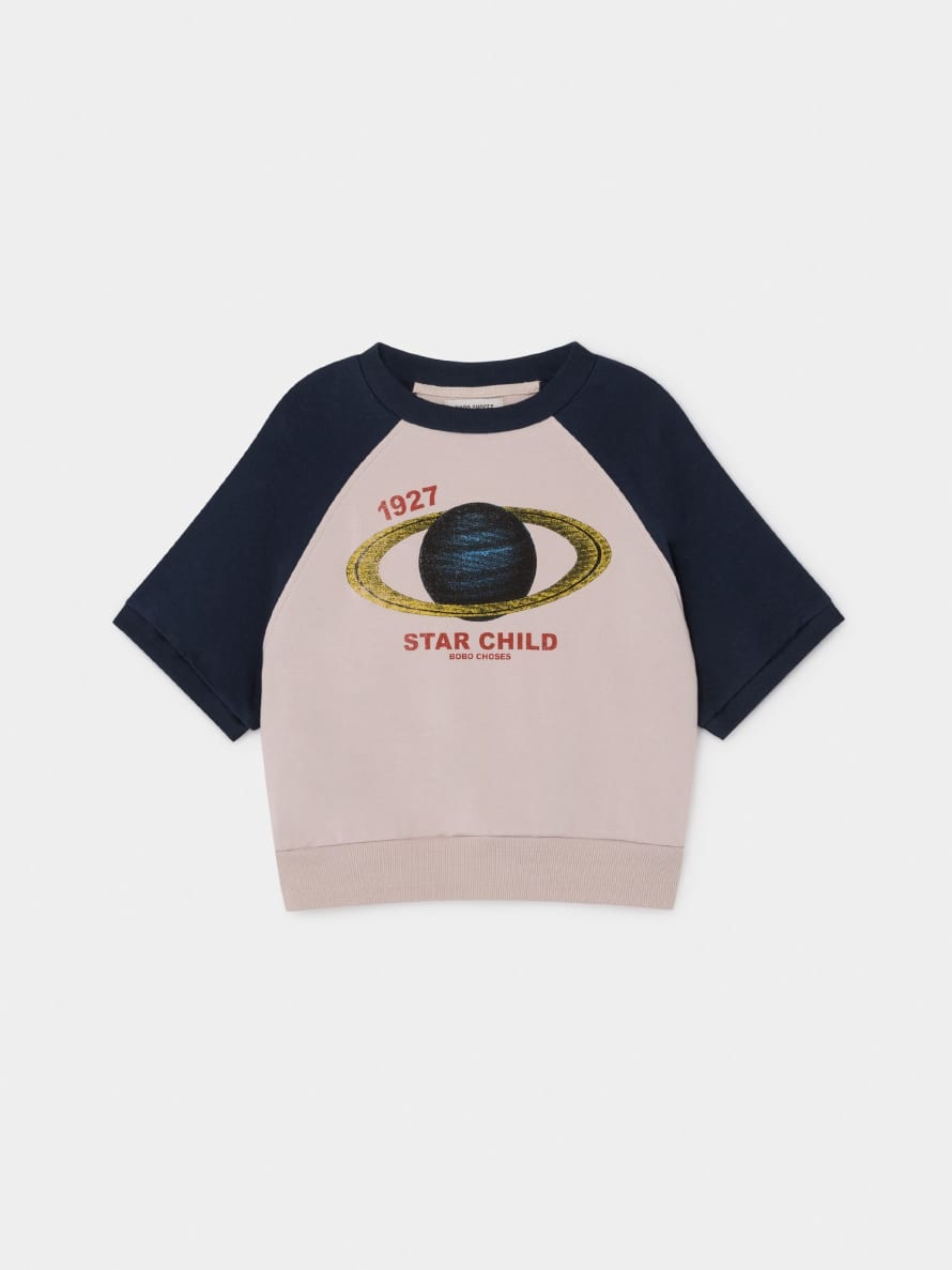 Bobo Choses White Archigram Saturn Print Sweatshirt