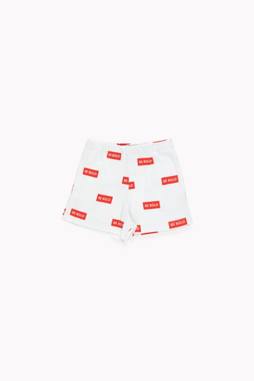 Tinycottons Off White Soft Short Pant