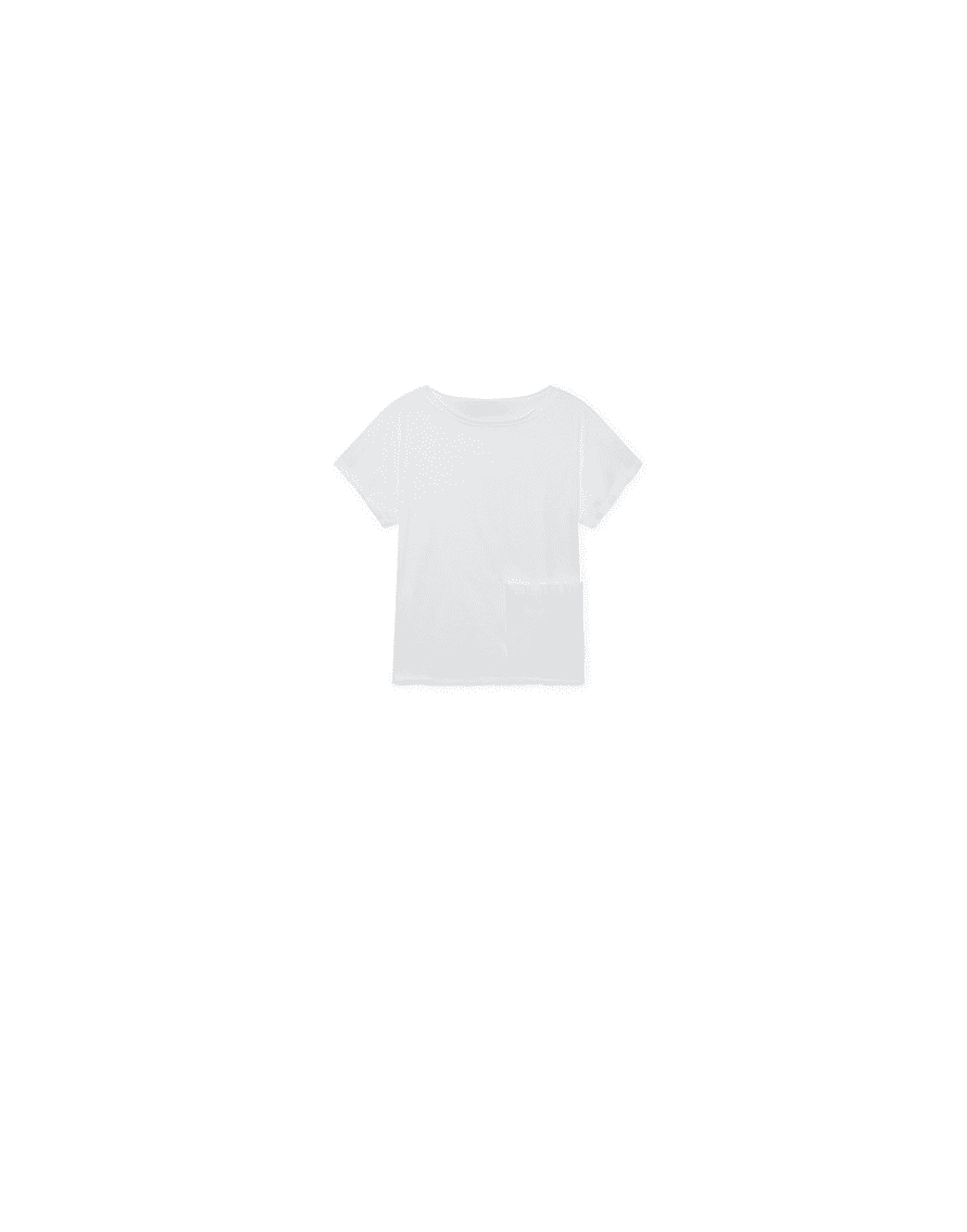 little creative factory White Kinari Long T Shirt