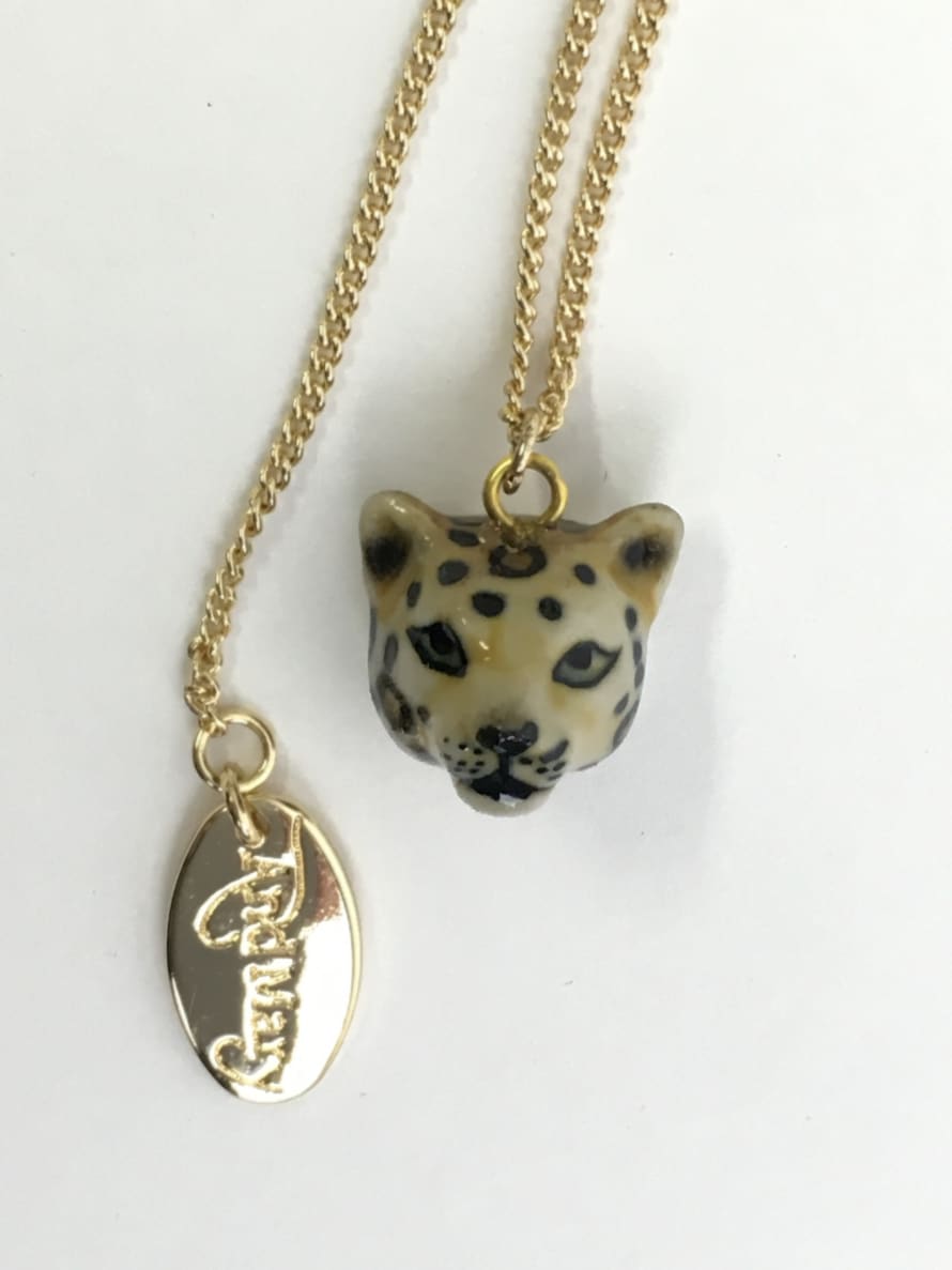 And Mary  Necklace Leopard Porcelain